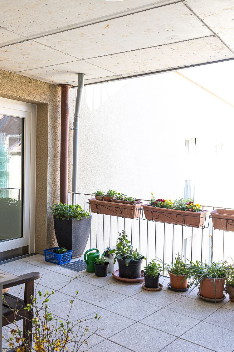 Genossenschaftliches Wohnen mit Kindern in ilbenstadt_Balkon