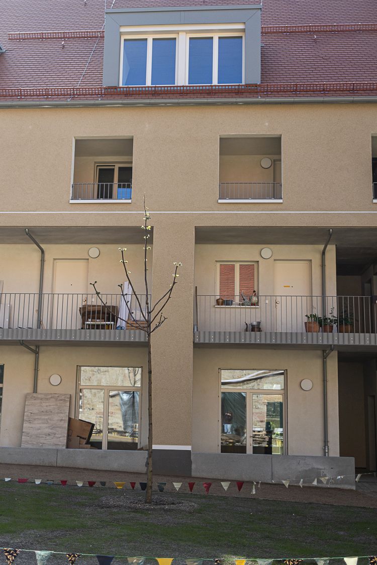 Genossenschaftliches Wohnen mit Kindern in ilbenstadt_Balkone
