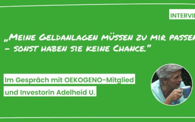 Nachhaltige Geldanlagen: „Meine Motivation ist nicht die Rendite“